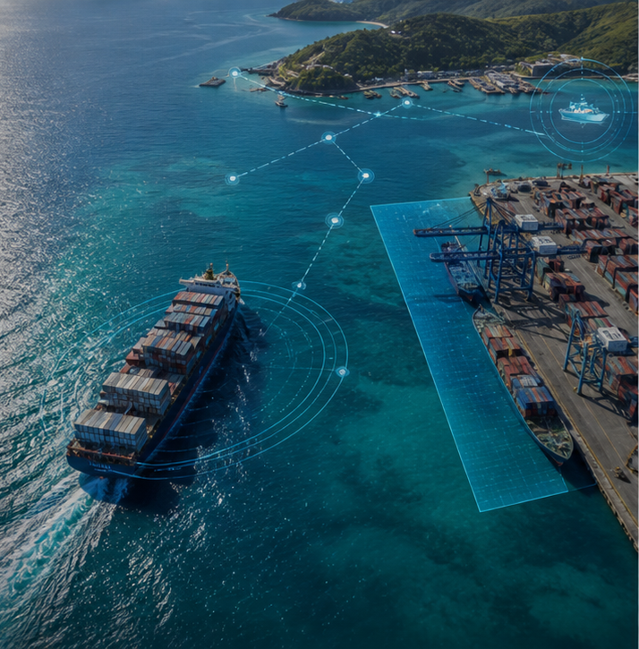 Maritime logistics and port activity monitoring
