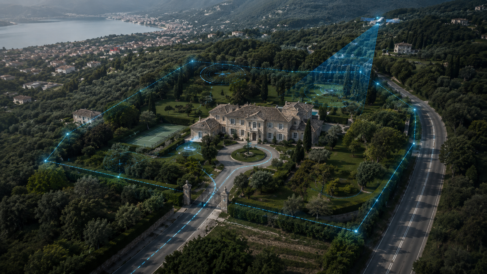 Estate and access-route monitoring in Western Europe